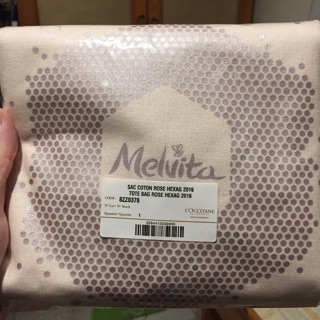 Melvita蜜葳特🌹玫瑰粉環保購物袋