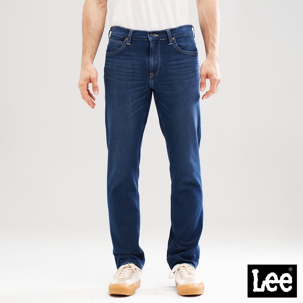 Lee 726 中腰標準直筒牛仔褲 男 Modern 深藍洗水LS21001178A