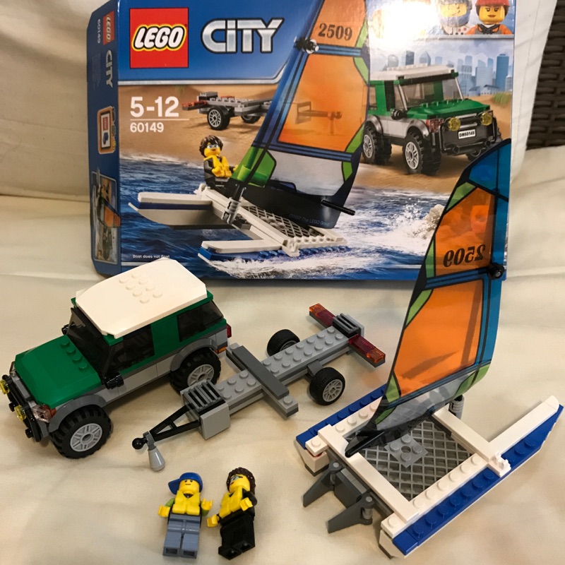 樂高Lego City 60149 4X4越野車、帆船 2017年新品