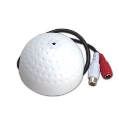 監視器 拾音器 可調式 高感度麥克風 收音器 集音器 高爾夫球型 監聽範圍約18坪 送1A變壓器 音質好雜訊低 半圓形