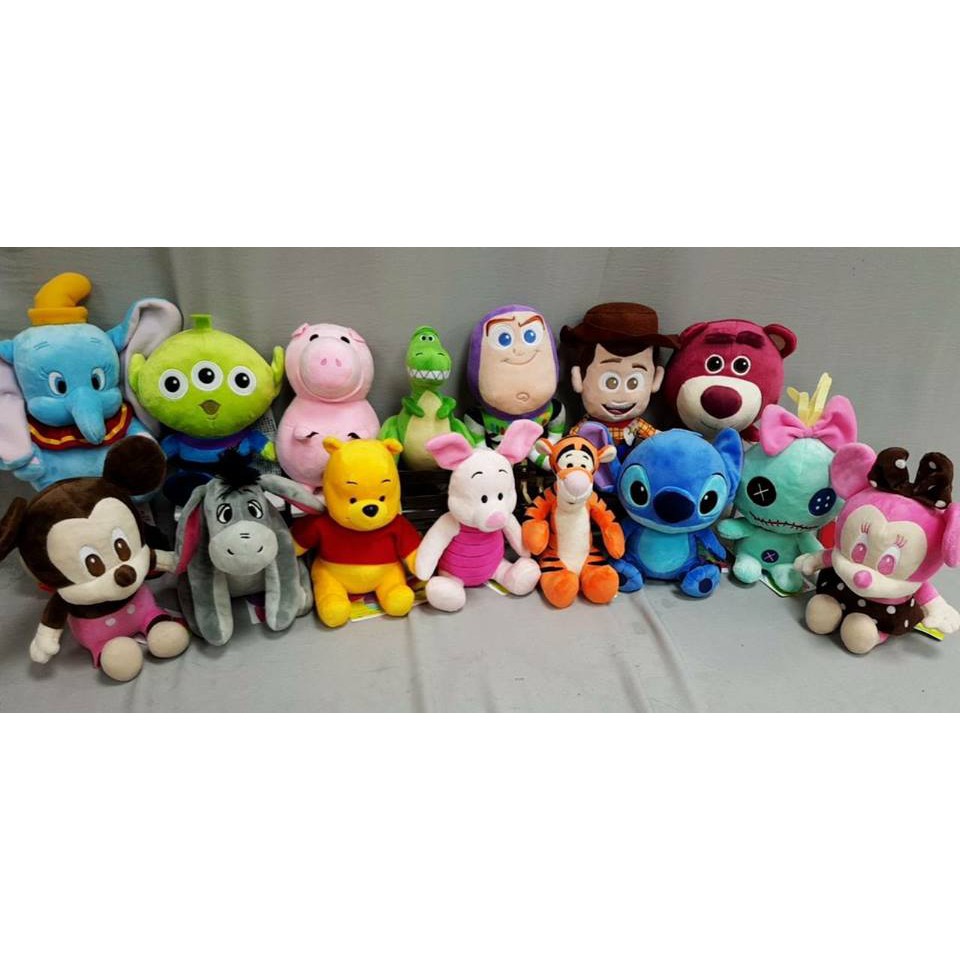 【娃娃市集】6吋娃娃 玩具總動員 迪士尼娃娃 米奇米妮 小飛象 史迪奇 醜ㄚ頭 小熊維尼 抱抱龍 胡迪 三眼怪 小熊維尼