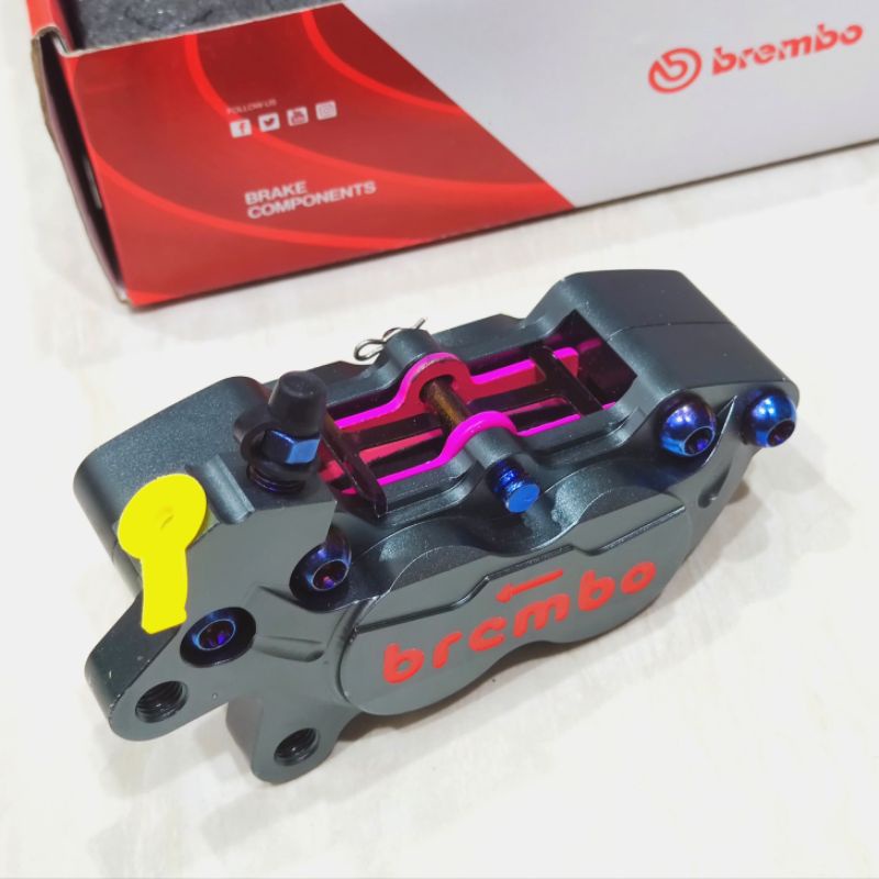 Brembo 改裝 卡鉗 燒鈦螺絲 大鮑魚