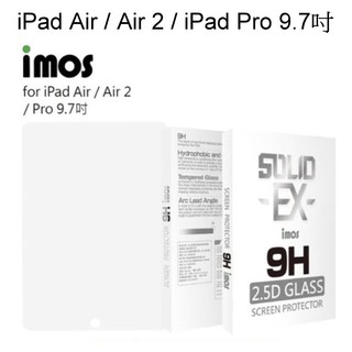【imos】9H強化玻璃保護貼 Apple iPad Air / Air 2 / iPad Pro 9.7吋平板