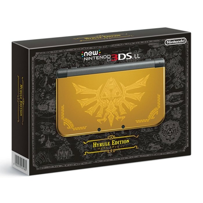 3ds New 3ds Ll 薩爾達無雙海拉魯版限定主機 不含遊戲 不含充電變壓器 日版全新品 蝦皮購物