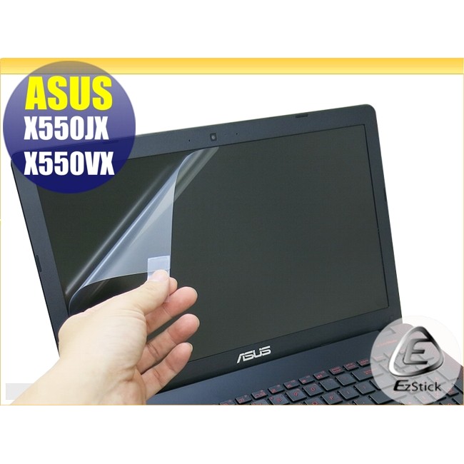 【Ezstick】ASUS X550 JX X550VX 專用 靜電式筆電LCD液晶螢幕貼 (可選鏡面或霧面)
