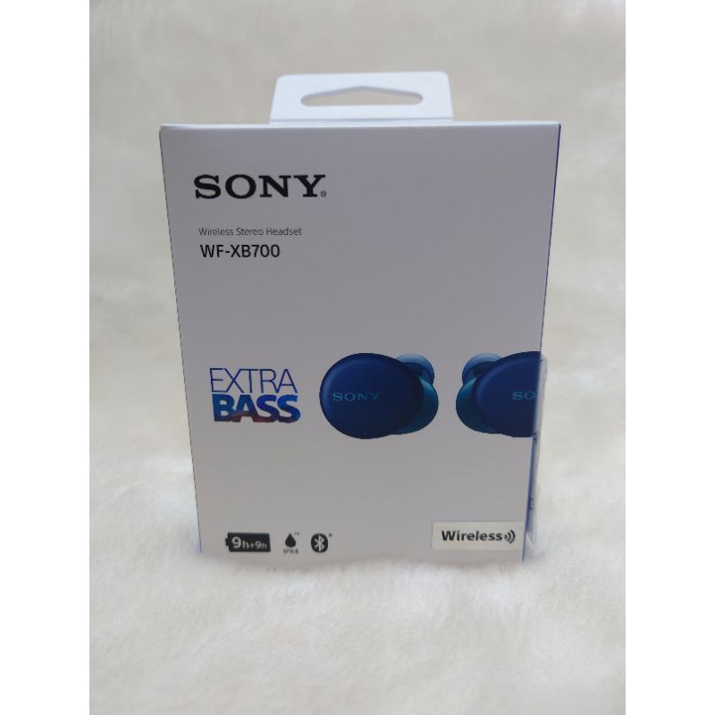 11/25【全新現貨】SONY 重低音真無線藍牙耳機 WF-XB700(藍色) 台灣SONY公司貨