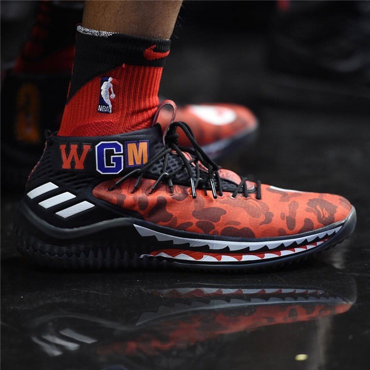 damian lillard x bape