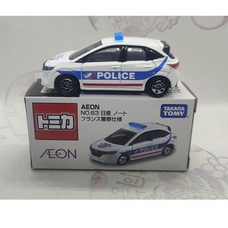 (現貨) Tomica Aeon 特注 63 Nissan Note Police 警察