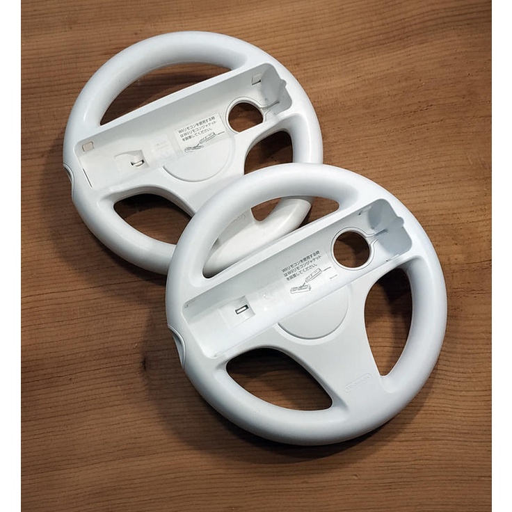 Wii週邊- 原廠賽車方向盤，2個一組120元（瘋電玩）