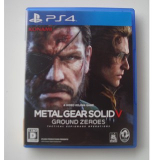 PS4 潛龍諜影5 原爆點 英日版 METAL GEAR SOLID V GROUND ZEROES