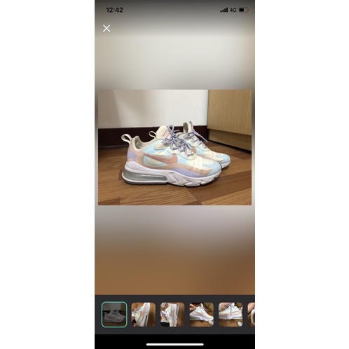 Nike Air Max 270 React 彩虹 二手 23.5