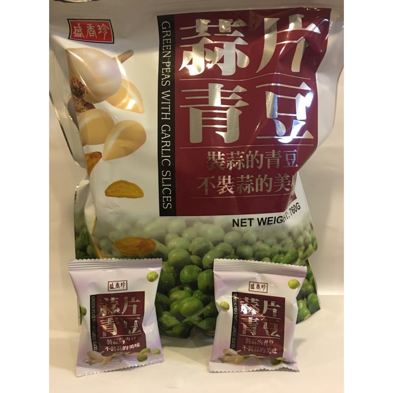 盛香珍 蒜片青豆21.5克/包（零售）