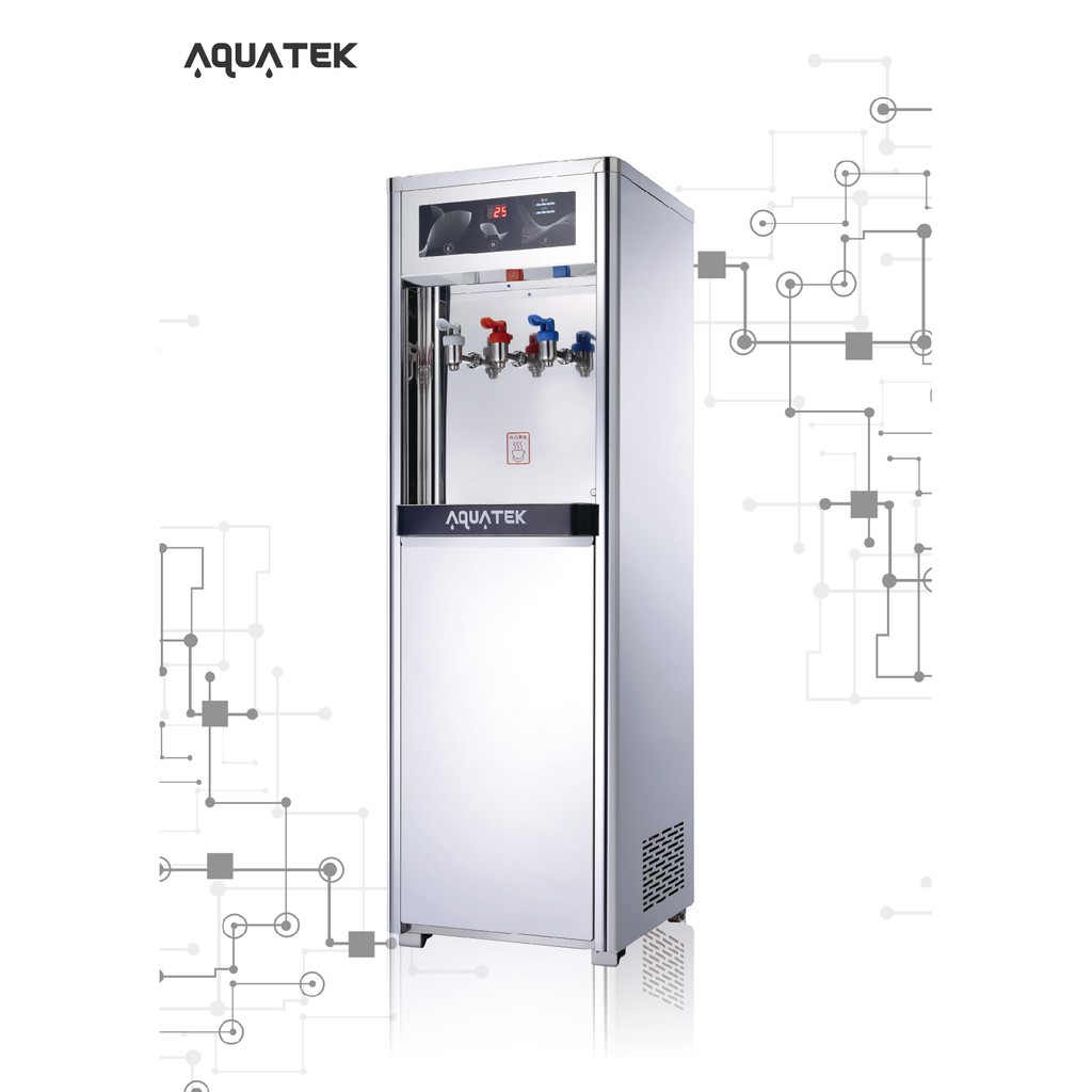 AQUATEK沛宸 AQ-1223 / AQ-1213 三溫直立式飲水機，內含標準5道RO機，隨貨發票