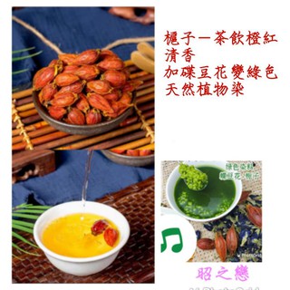 Image of 槴子，黃槴子＄90／100克茶飲淡橙紅如圖，可用於天然植物染加碟豆花變綠色，適用奶茶果凍等若用於糯米需浸泡6至8小時。