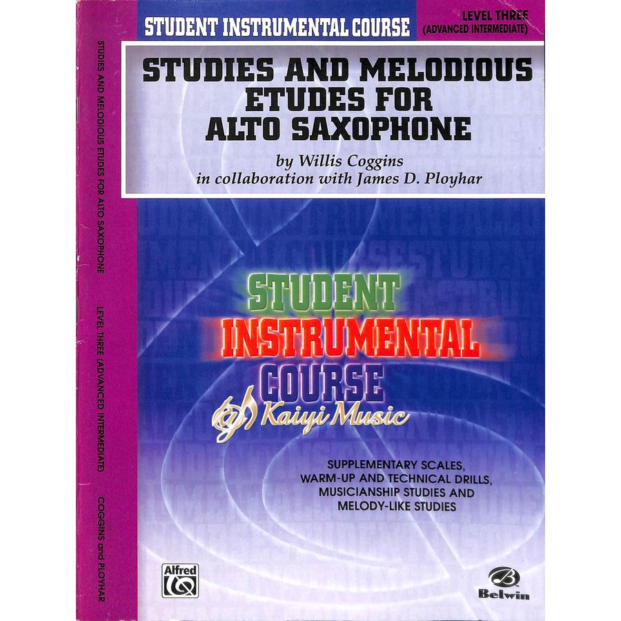 【凱翊︱AF】Studies and Melodious Etudes  Alto Saxophone 3