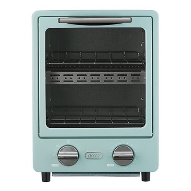 🔥全新宅配免運費 日本 Toffy 直立式小烤箱 雙層烤箱 馬卡龍綠