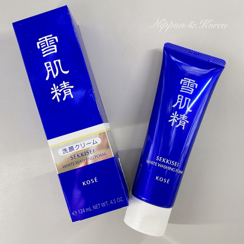 現貨⚡ 雪肌精 淨透洗顏霜 Sekkisei White Washing Foam 130g 洗面乳 潔面乳 KOSE