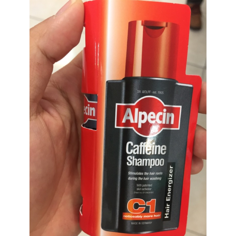 全新 德國 Alpecin 咖啡因洗髮露 髮根 頭皮 旅行 試用 15ml 現貨