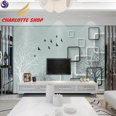 被景墻圖電視背景墻壁紙5D現代簡約裝飾壁畫3D立體自粘墻紙8D無 