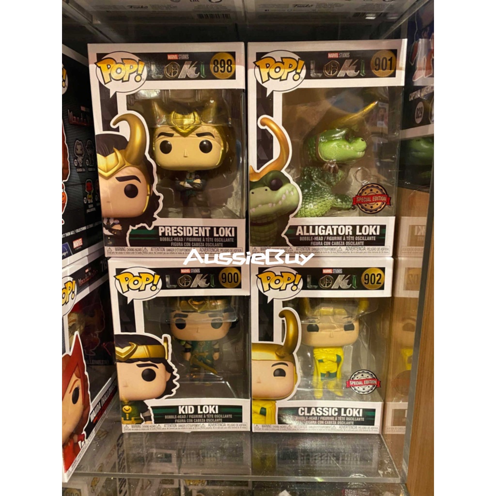 AussieBuy🌸FUNKO POP MARVEL洛基影集 898 PRESIDENT LOKI 總統洛基 鱷魚洛基