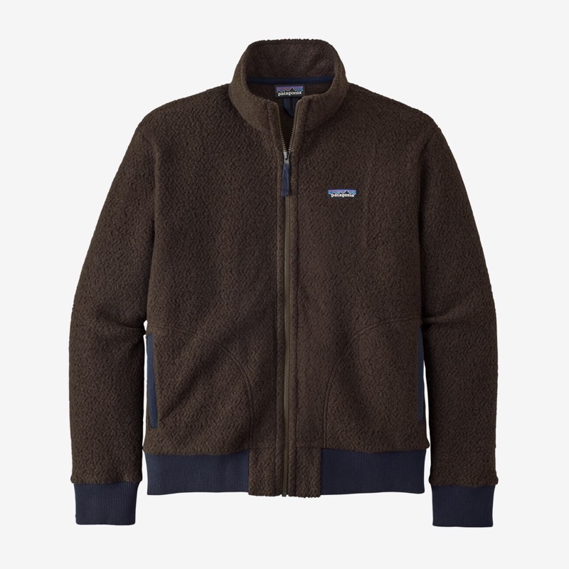 全新男款S號Patagonia 羊毛混刷外套/patagonia woolyester fleece jacket
