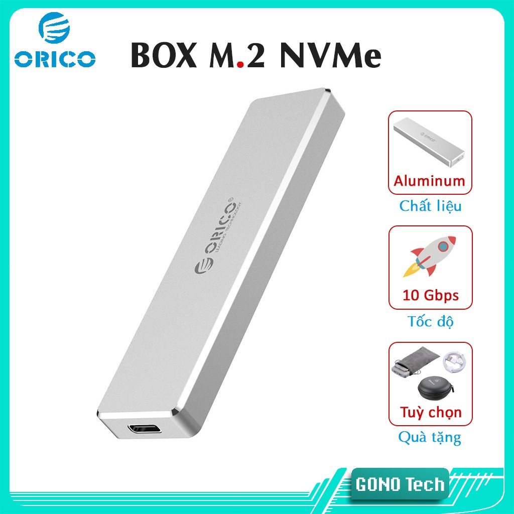 M2 NVME Orico PVM2 PCM2-C3 SSD Box M.2 PCIe 轉 USB 3.1 Type C