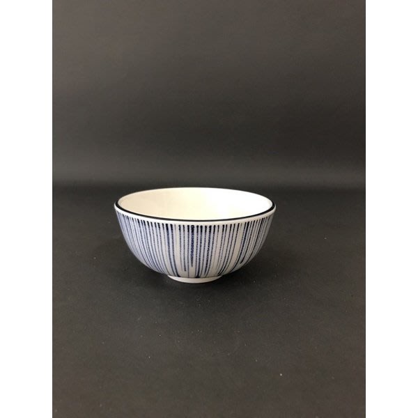 鍋碗瓢盆餐具大同磁器大同強化瓷器藍十草4.5吋港式飯碗 P1289-149