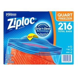 Ziploc 雙層夾鏈冷凍保鮮袋-小 216入 單盒 54入 好市多保鮮袋