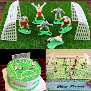 8 件 / 套足球蛋糕禮帽兒童紙杯蛋糕禮帽裝飾模型生日快樂派對用品兒童聚會裝飾