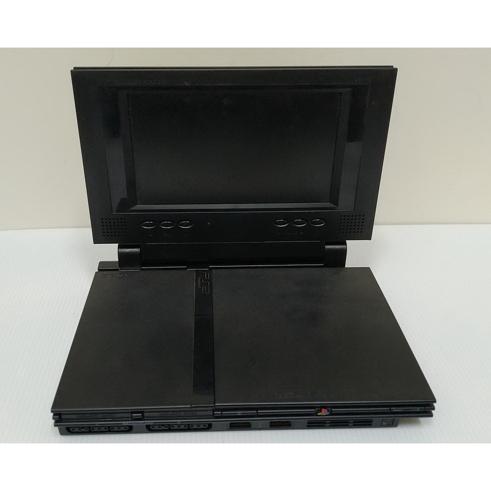 [現貨]PS2黑色主機與螢幕(故障品)