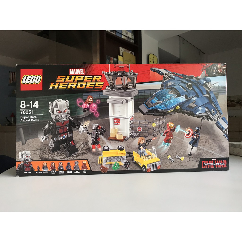 LEGO Marvel Super Hero Airport Battle 76051 復仇者聯盟 (已拆無缺件)