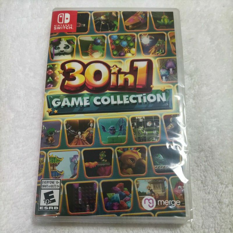 二手全新 30合1 遊戲合輯英文switch Ns 任天堂貪食蛇祖瑪氣球大作戰 蝦皮購物