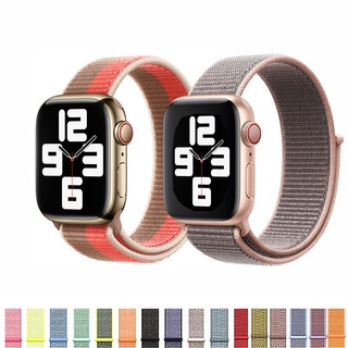 蘋果錶帶 編織尼龍Apple Watch 8 SE 4 5 6 7 41/45/44/42/40/38/49 mm