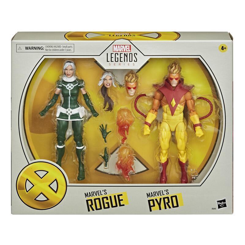 【超萌行銷】現貨 孩之寶 漫威 Marvel Legends X戰警 6吋 20週年 Rogue 小淘氣 火人 雙人包