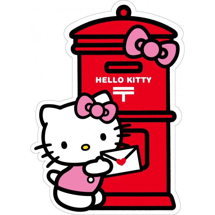 日本 郵便局 郵局 40周年紀念限定 hello kitty 明信片 郵筒片 (可交換)