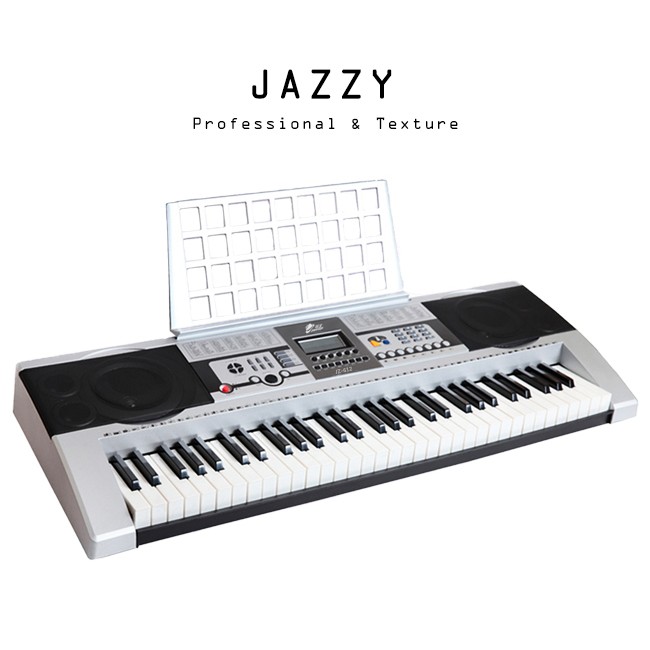 【台灣Jazzy】JZ-612 入門首選標準厚鍵 61鍵電子琴 攜帶方便 外接踏板功能