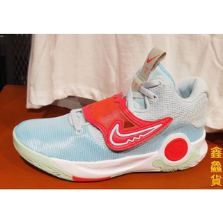 2022 十月 NIKE ZOOM KD TREY 5 X EP 籃球鞋 水藍亮橘 DJ7554-400