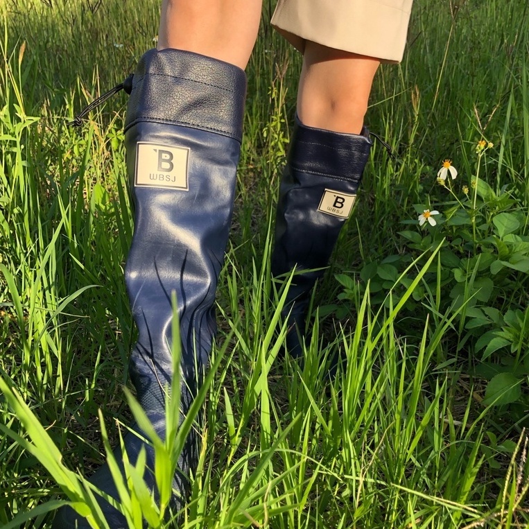 【数量限定】【復刻・2021年版】WBSJ 日本野鳥協會 長靴雨鞋 藍色