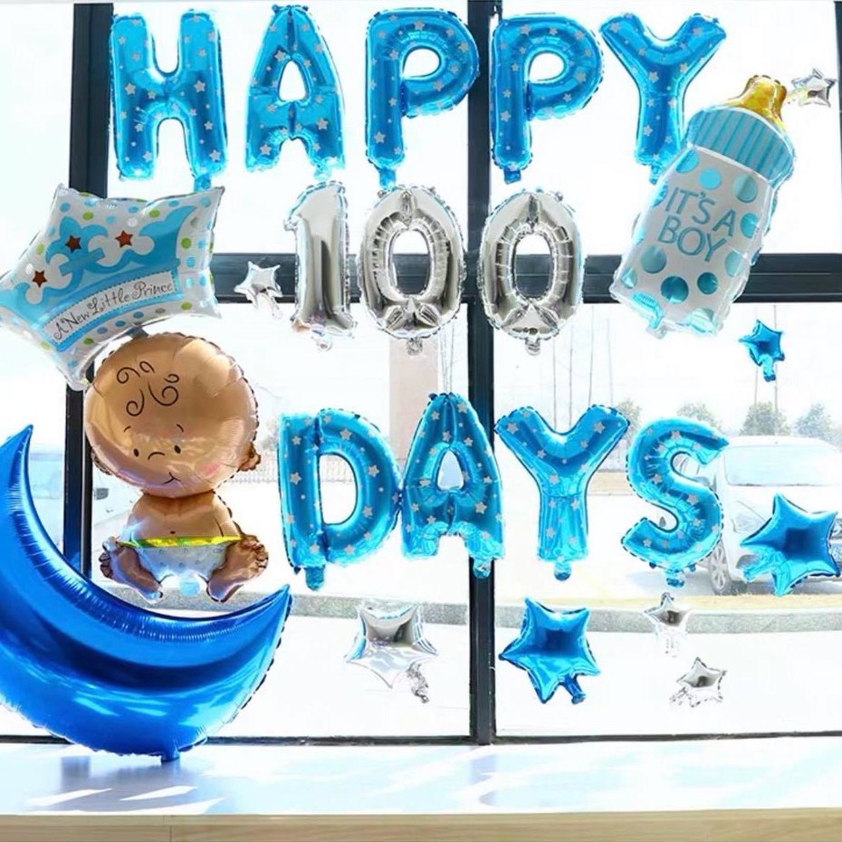 【朵菲氣球】（加碼贈送36吋數字氣球）寶寶 100天 抓周 氣球生日 情人節 打氣筒 生日氣球 生日派對 氣球 生日佈置