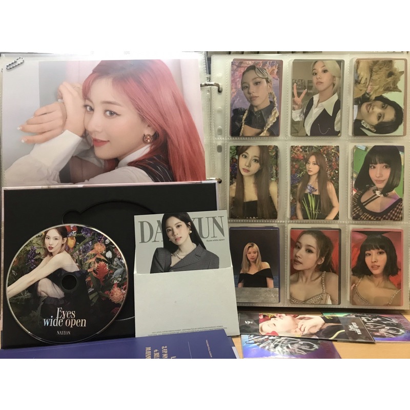 TWICE 正規二輯 Eyes Wide Open 專輯 小卡 歌詞小海報 留言卡 空專 I CAN'T STOP ME