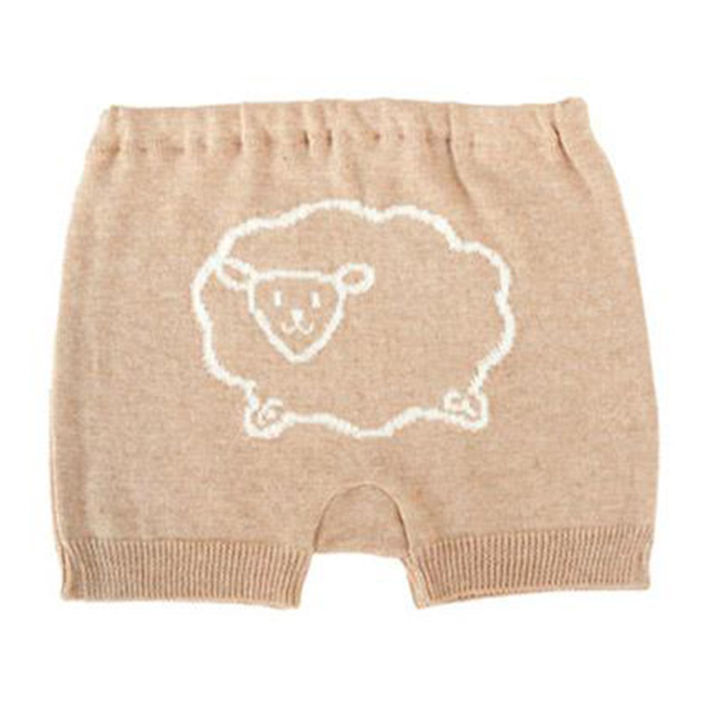 日本Hoppetta 有機棉綿羊針織保暖短褲(Songbaby)