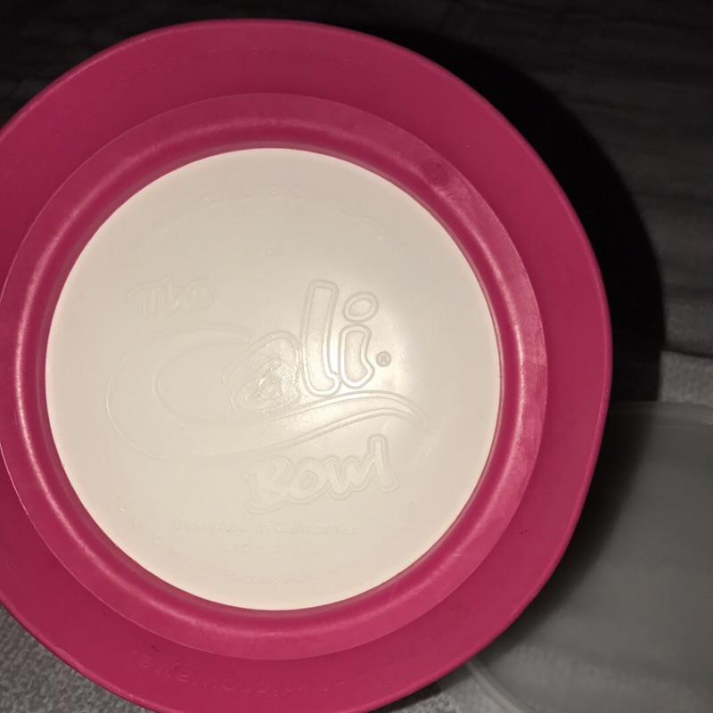 美國 Calibowl 專利防漏防滑幼兒吸盤碗 (單入附蓋)