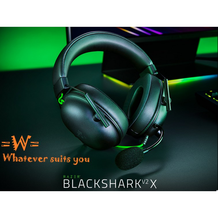 WSY#現貨|雷蛇Razer BLACKSHARK黑鯊V2 X 電競耳機/3.5mm/虛擬7.1 【光華實體店面】