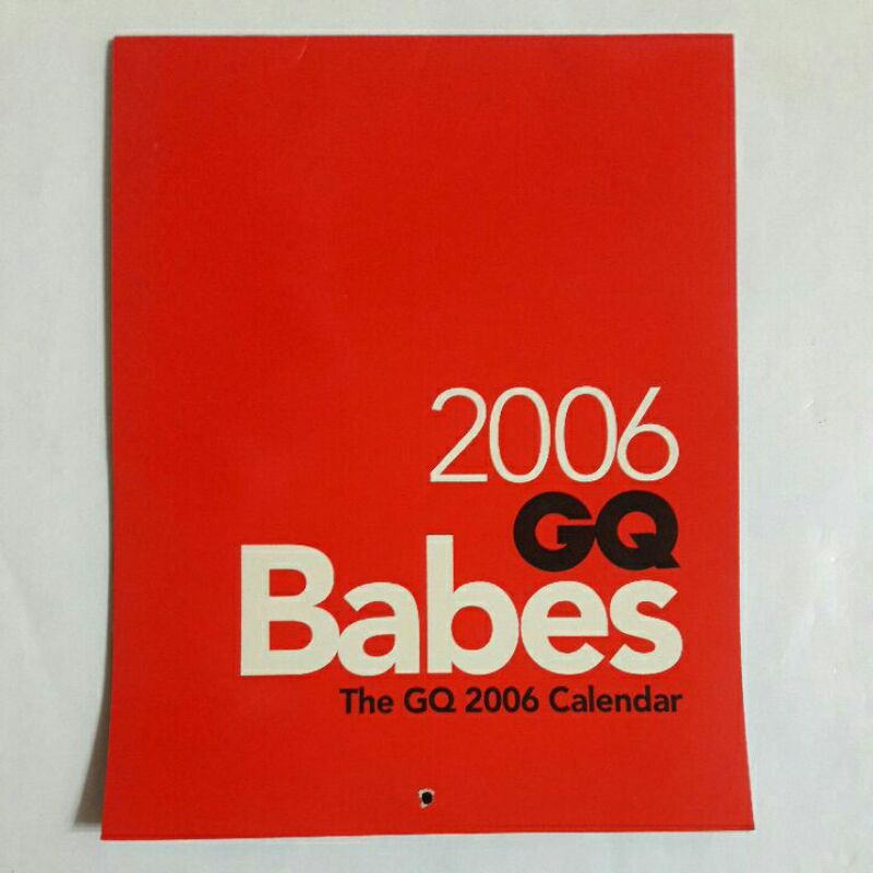 A51隨遇而安書店:2006 GQ BABES 美女月曆
