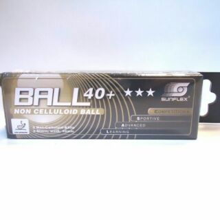 蝦皮活動 SUNFLEX 40+ 3星比賽球 買一送一(千里達桌球網)