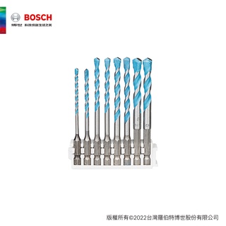 BOSCH 博世 皮克力8件組六角柄鑽頭 Pick n Click