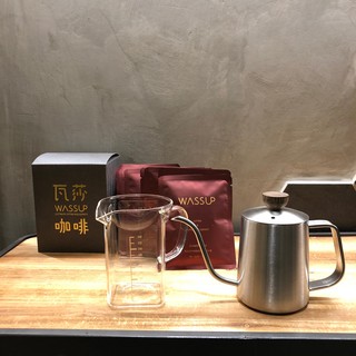 (現貨附發票) 瓦莎咖啡 濾掛咖啡 手沖咖啡壺 WASSUP 自家烘焙莊園單品 精品阿拉比卡咖啡濾掛包組合優惠