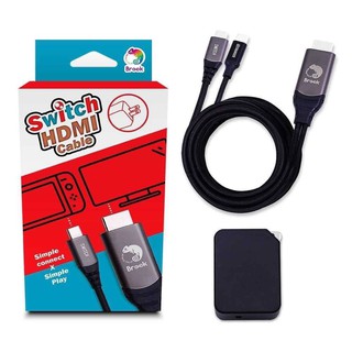 BROOK Switch周邊 NS 輕便電源 DOCK TV底座+變壓器 支援快充隨插即用 支援4K【魔力電玩】
