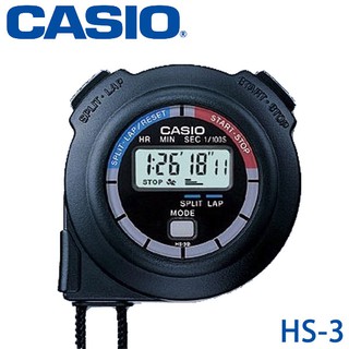 【3CTOWN】含稅開發票【公司貨附保卡】CASIO卡西歐 電子計時器碼錶 HS-3V-1B HS-3V-1BRDT