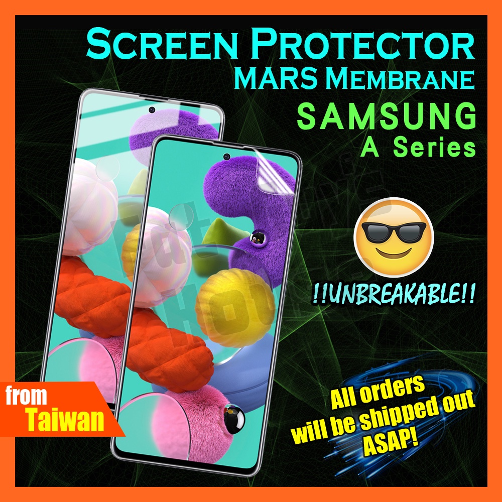 SAMSUNG A90 A80 A50 A30S A30 A20 A10 Mars Film Membrane